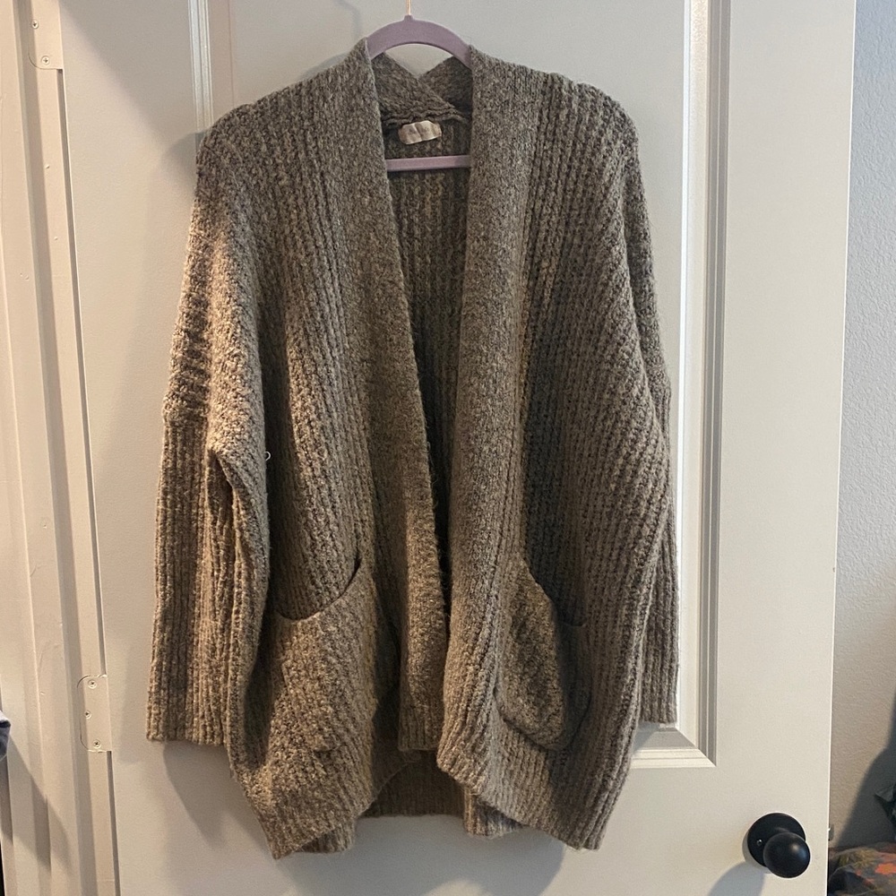 Altar'd State Women’s Cardigan Sweater - Taupe